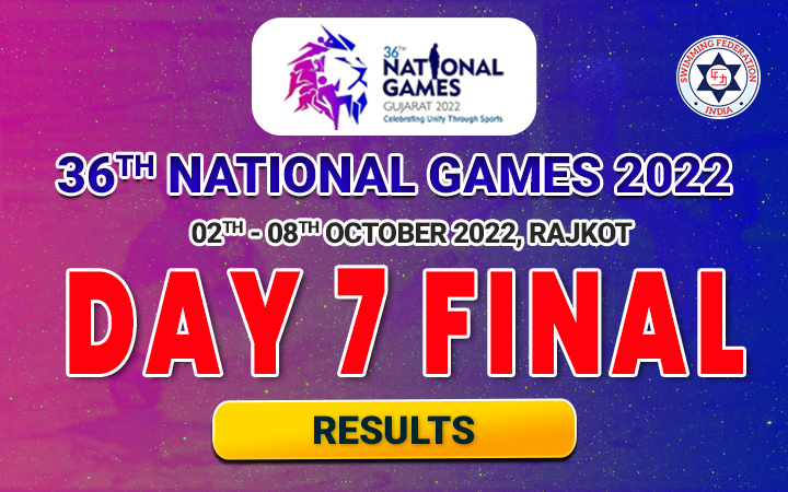36TH NATIONAL GAMES 2022 GUJARAT - DAY 7 FINAL RESULT